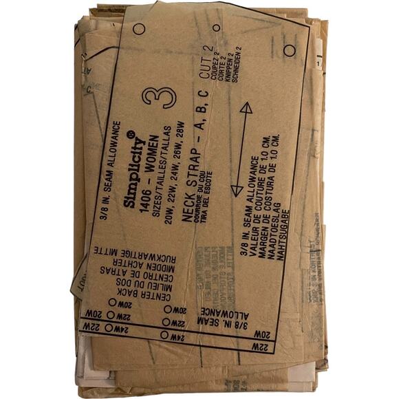 Simplicity Sewing Pattern Prom Dress Evening Gown Bridesmaid Plus 20 22 24 26 28 - Picture 5 of 5